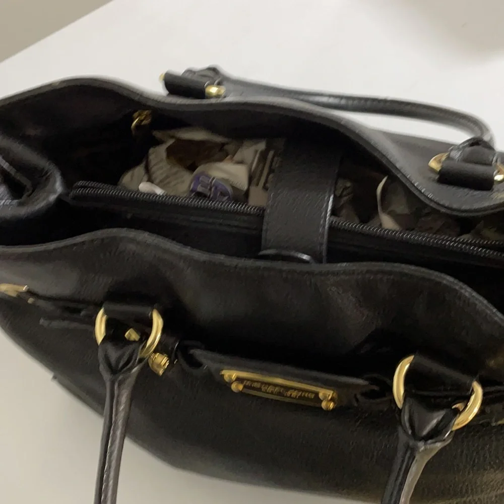 Michael Kors Black Leather Bag - Picture 7 of 9